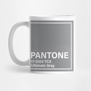 pantone 17-5104 TCX Ultimate Gray Mug